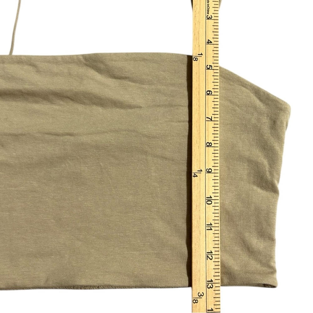 Banana Republic Factory Women’s Tan Bandeau Sz M - Picture 4 of 7